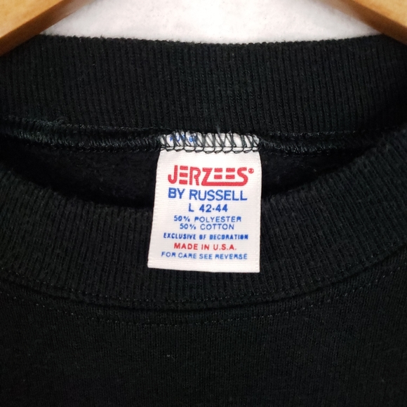 Vintage 80s 90s Jerzees Christmas Tree Crewneck Jerzees Sweatshirt Sweater Ugly - Picture 6 of 9